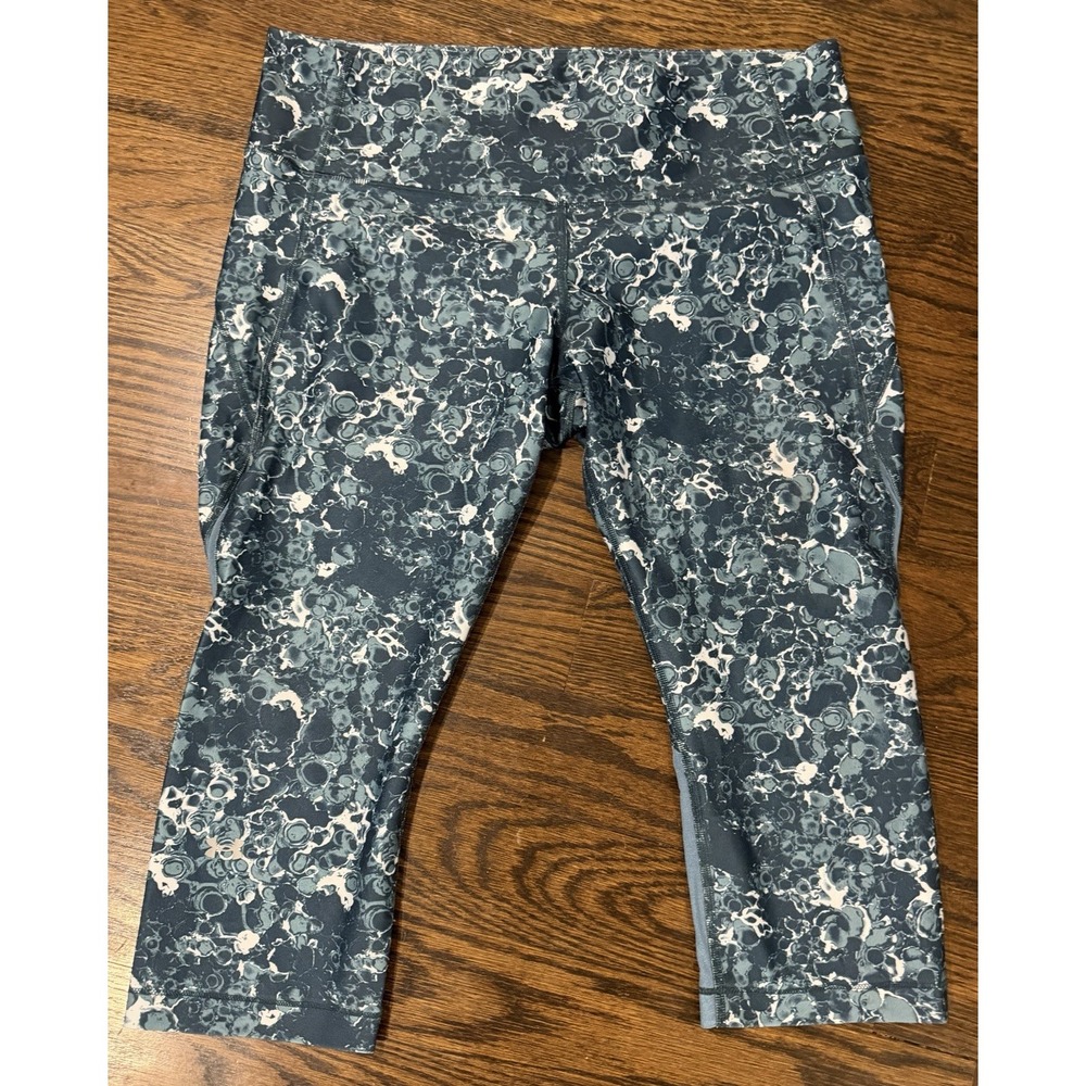 Under Armour Capris Leggings Pants Womens Compression 2XL Green Yoga Pants Gym